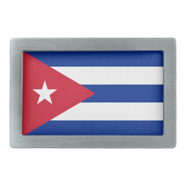Flag of Cuba Belt Buckle (Front)