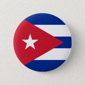 Flag Of Cuba Button by kfleming1986 at Zazzle