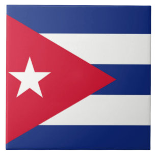 Flag of Cuba Ceramic Tile