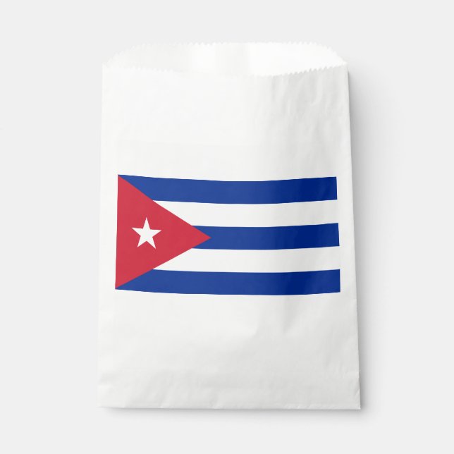 Flag of Cuba Favor Bag (Front)