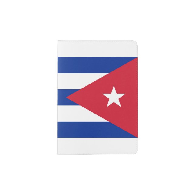Flag of Cuba Passport Holder (Front)