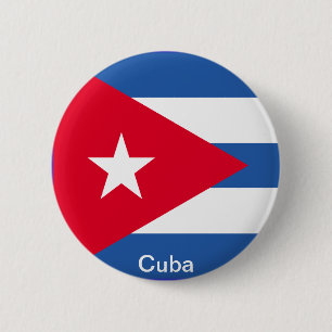 Flag of Cuba Pinback Button