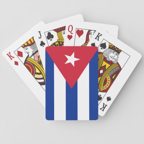 Flag of Cuba Playing Cards