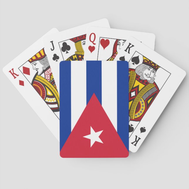 Flag of Cuba Poker Cards (Back)