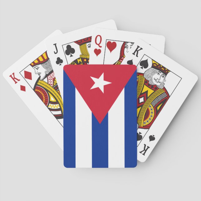 Flag of Cuba Poker Cards (Back)