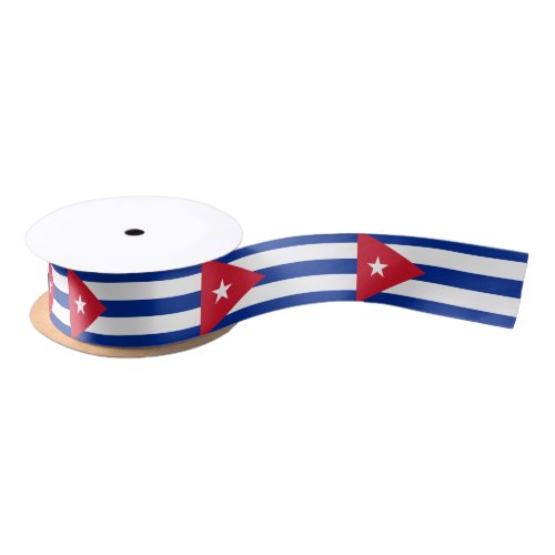 Flag of Cuba Satin Ribbon
