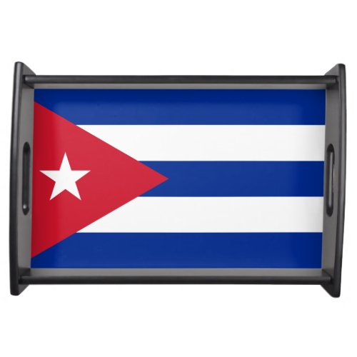 Flag of Cuba Serving Tray