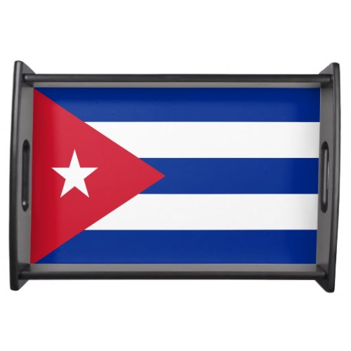 Flag of Cuba Serving Tray