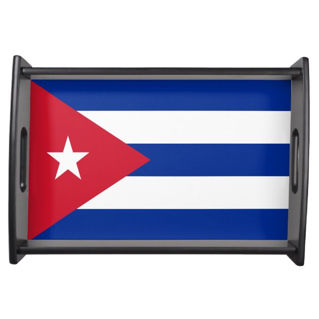 Flag of Cuba Serving Tray (Front)