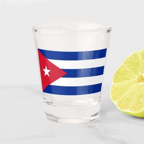 Flag of Cuba Shot Glass