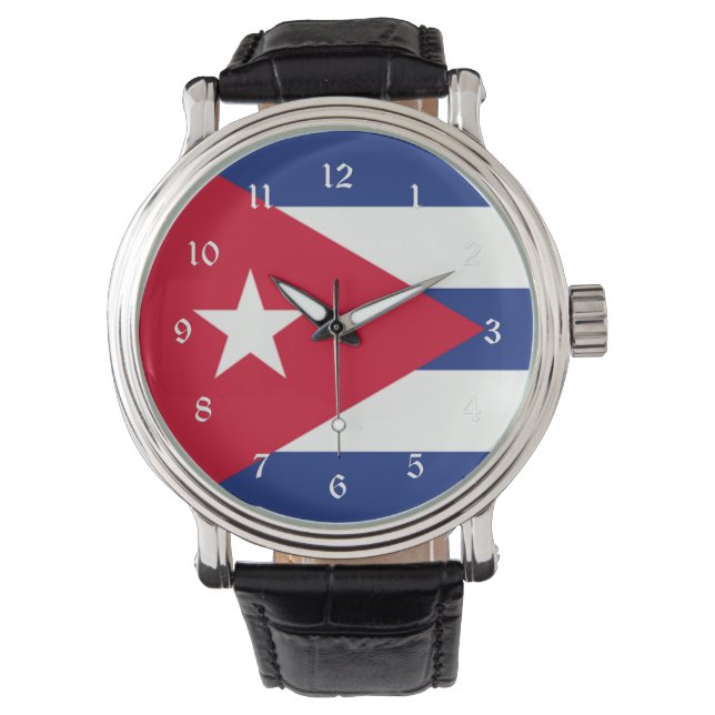 Flag of Cuba Watch (Front)