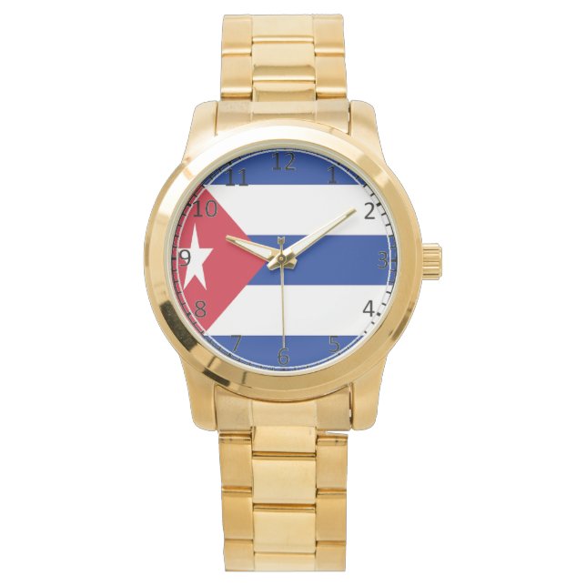 Flag of Cuba Watch (Front)