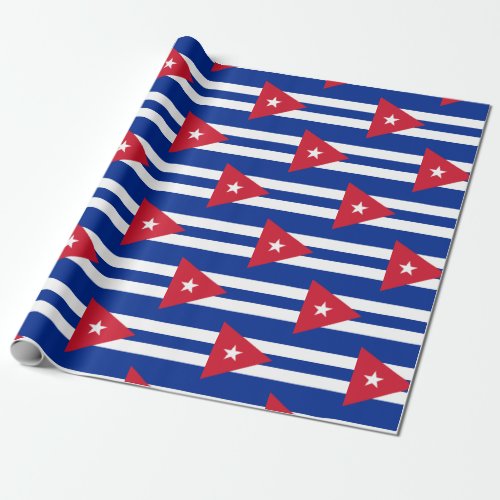 Flag of Cuba Wrapping Paper