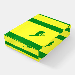 Flag of Culebra, Puerto Rico Paperweight