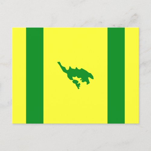 Flag of Culebra Puerto Rico Postcard