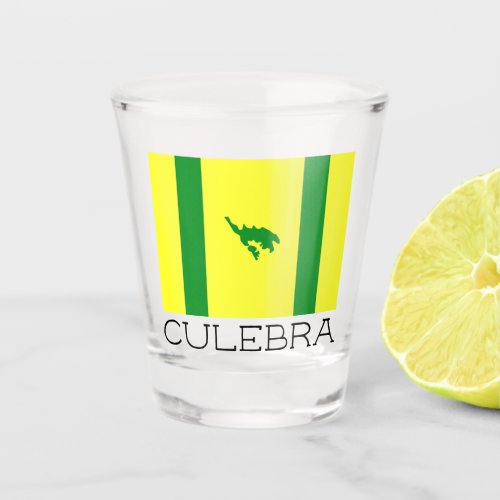 Flag of Culebra Puerto Rico Shot Glass