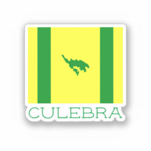 Flag of Culebra, Puerto Rico Sticker