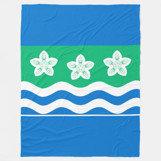 Flag of Cumberland Fleece Blanket (Front)