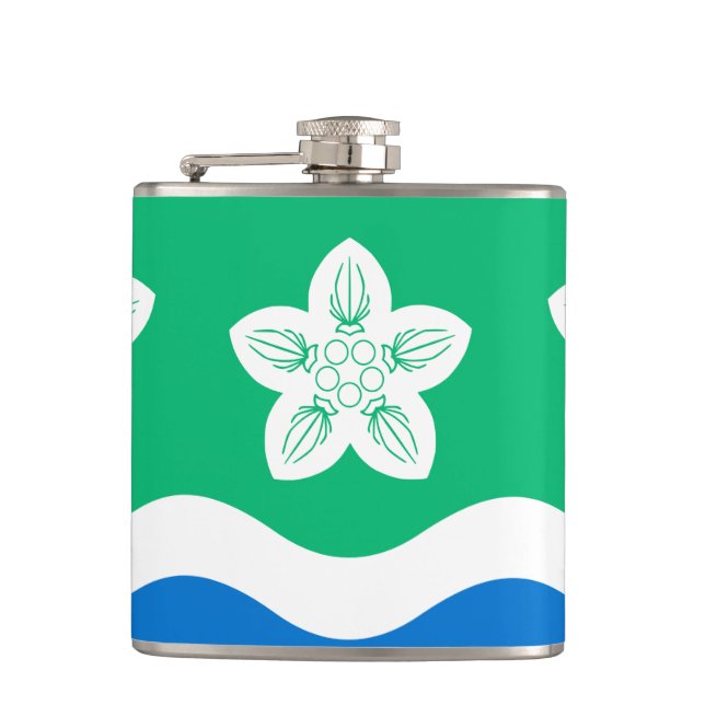 Flag of Cumberland Hip Flask (Front)