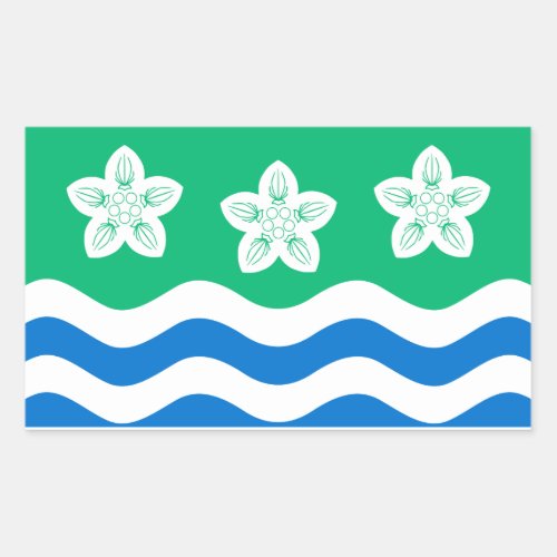 Flag of Cumberland Rectangular Sticker