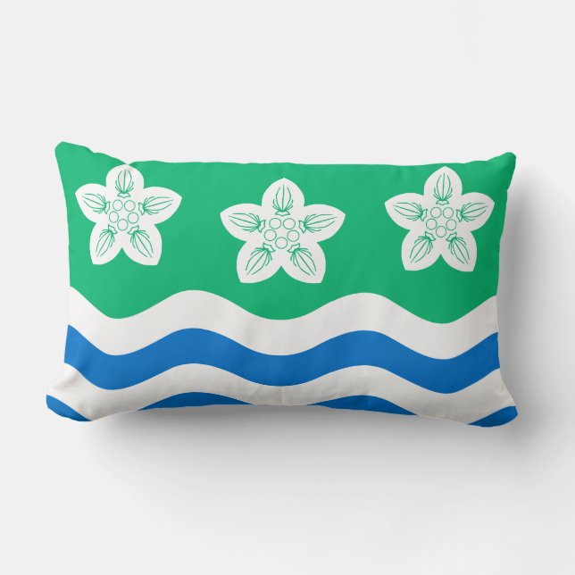 Flag of Cumberland Throw Pillow (Front)