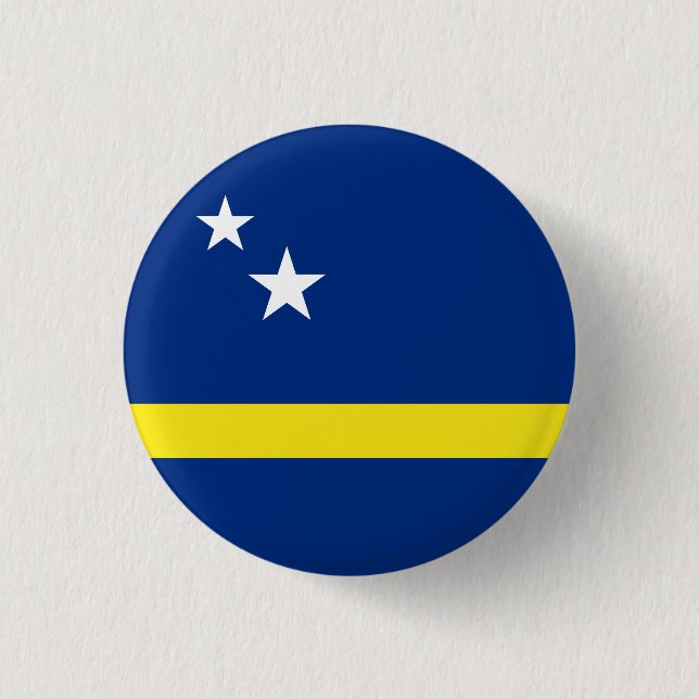 Flag of Curacao Button (Front)