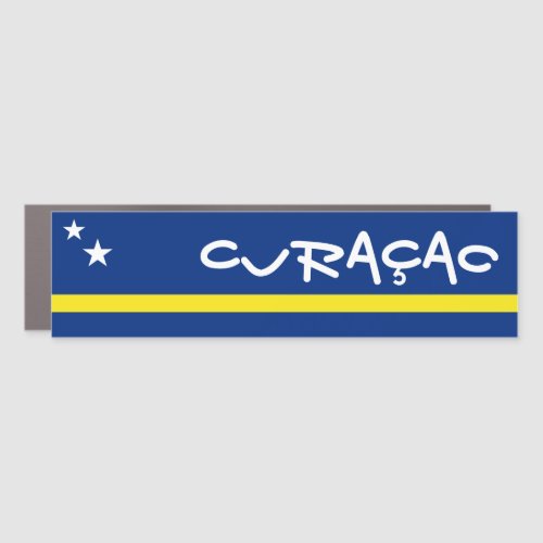Flag of Curaao Car Magnet