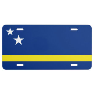 Flag of Curaçao License Plate