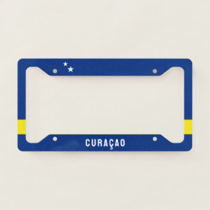 Flag of Curaçao License Plate Frame