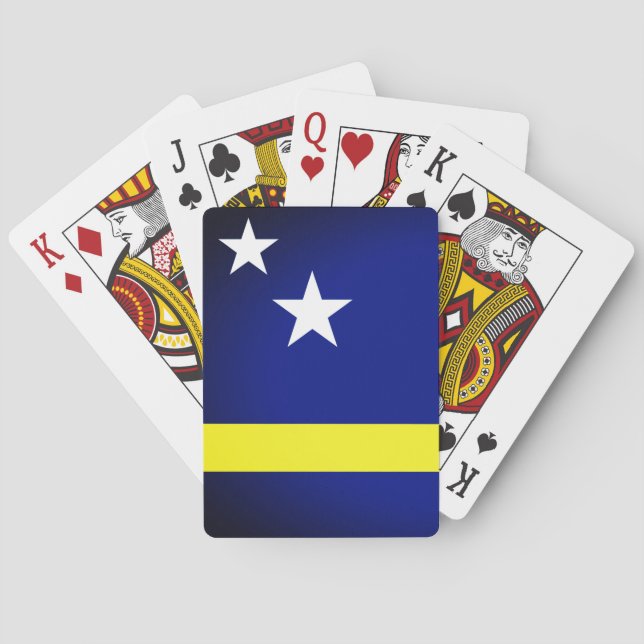 Flag of Curaçao Poker Cards (Back)