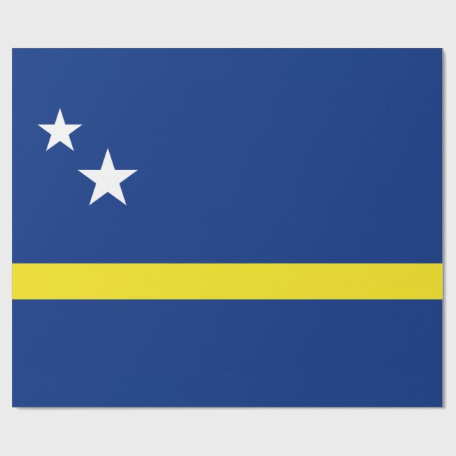 Flag of Curaçao Wrapping Paper (Flat)