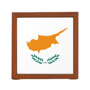 Flag of Cyprus Desk Organizer
