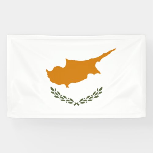 Flag of Cyprus Greek Cypriot Banner