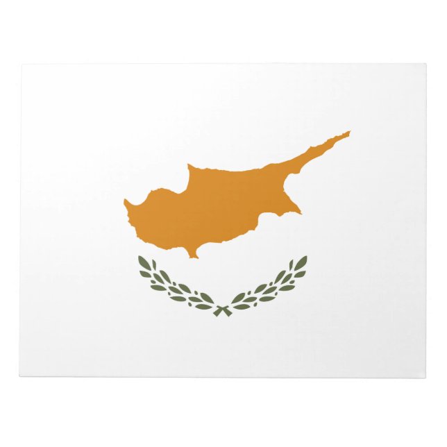 Flag of Cyprus (Greek Cypriot) Notepad (Front)