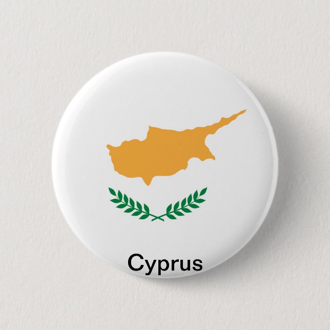 Flag of Cyprus Pinback Button (Front)
