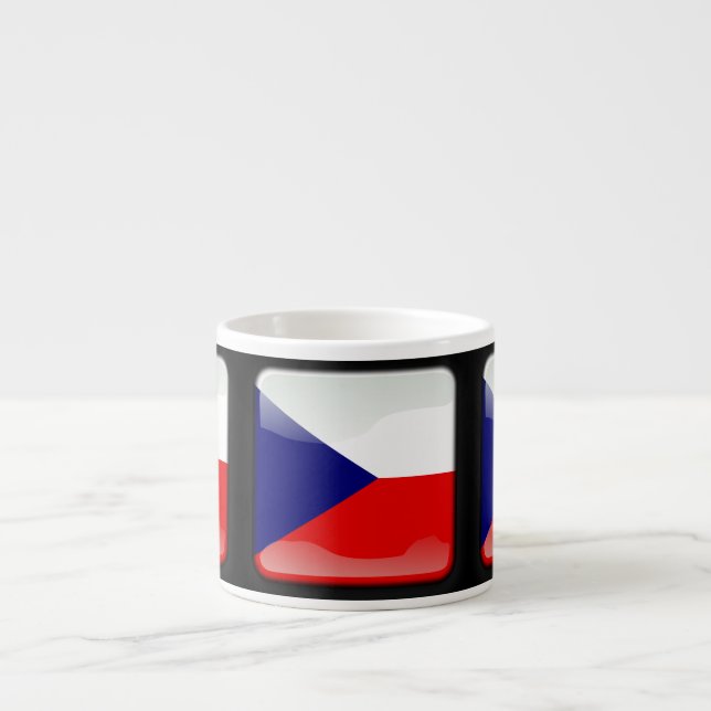 Flag of Czech Republic Espresso Cup (Front)