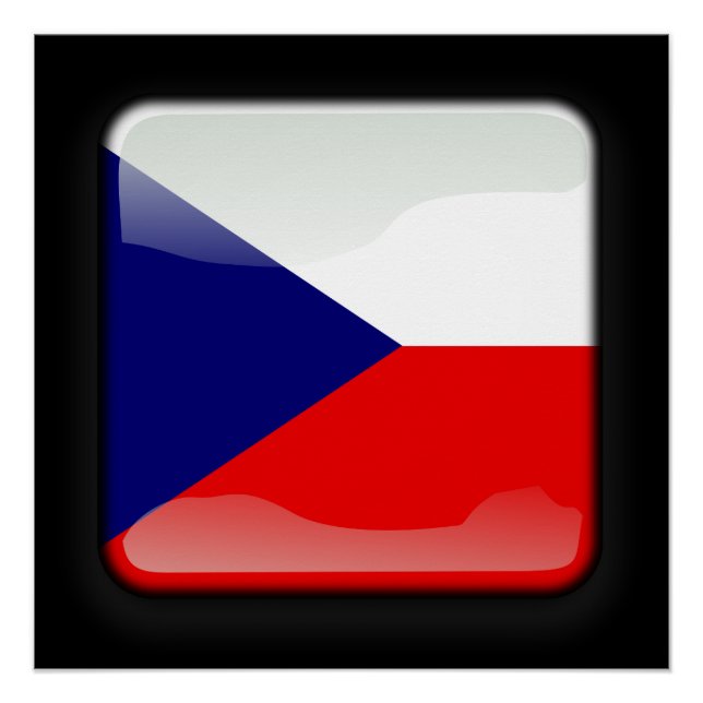 Flag of Czech Republic Poster (Front)