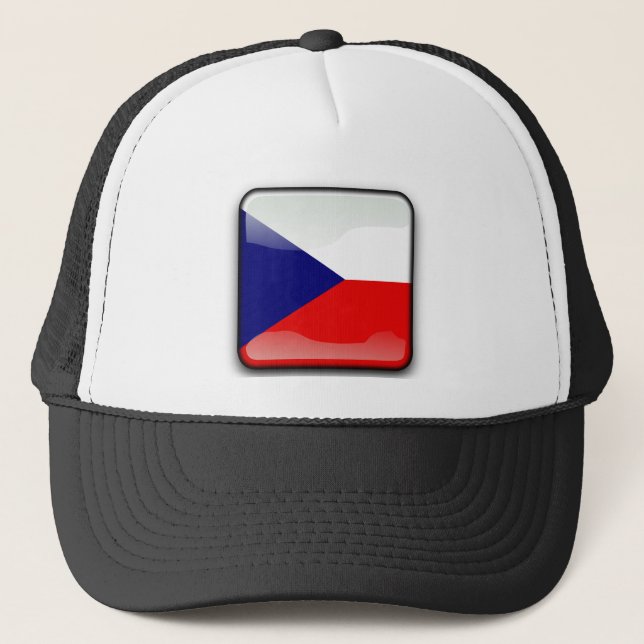 Flag of Czech Republic Trucker Hat (Front)