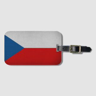 Flag of Czechia Luggage Tag