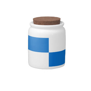 Flag of Dalfsen Candy Jar
