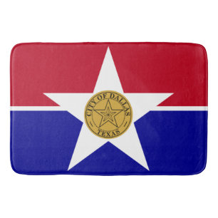 Flag of Dallas (Texas) Bath Mat