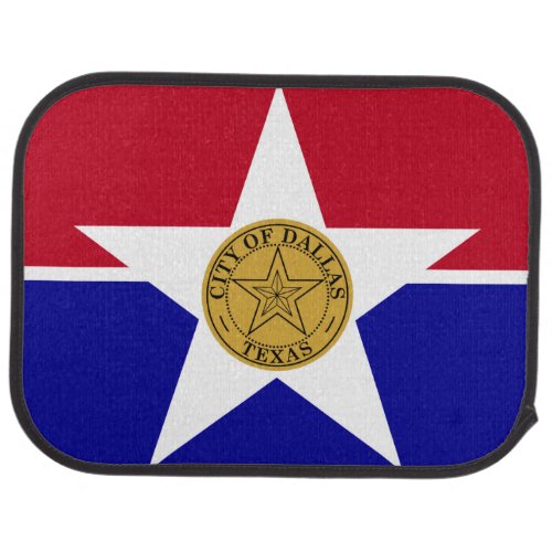 Flag of Dallas Texas Car Floor Mat