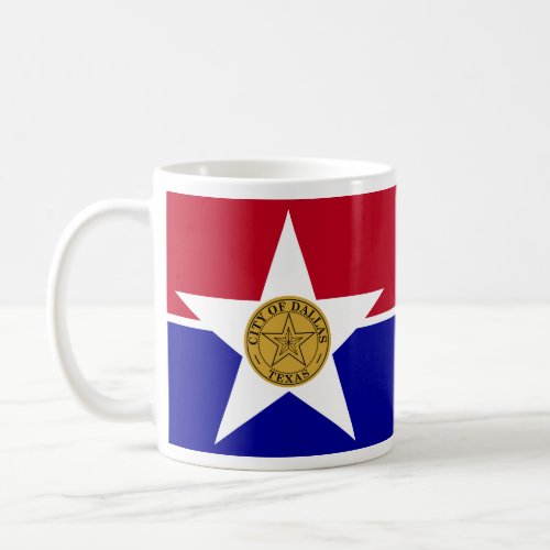 Flag of Dallas Texas Coffee Mug