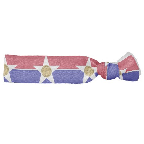 Flag of Dallas Texas Elastic Hair Tie