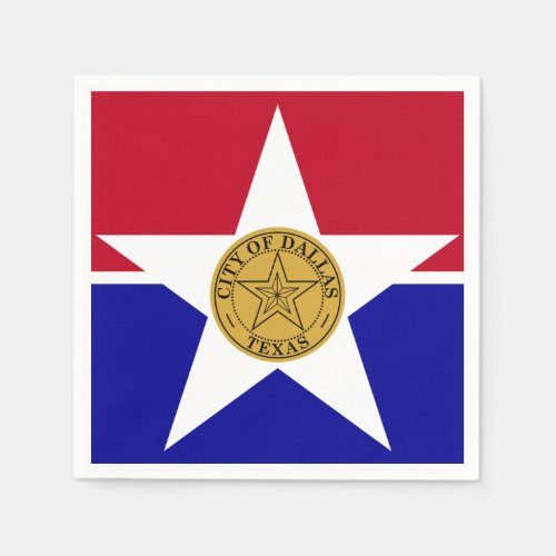 Flag of Dallas Texas Napkins