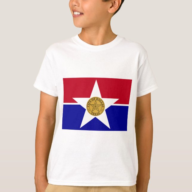 Flag of Dallas (Texas) T-Shirt (Front)