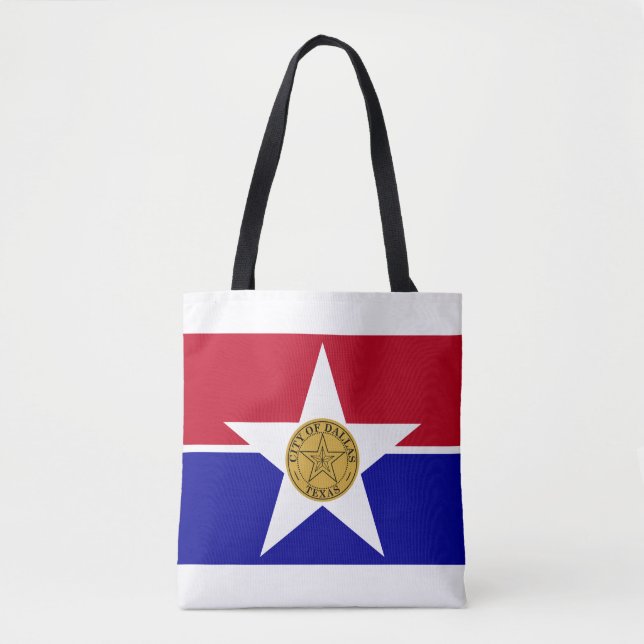 Flag of Dallas, Texas Tote Bag (Front)