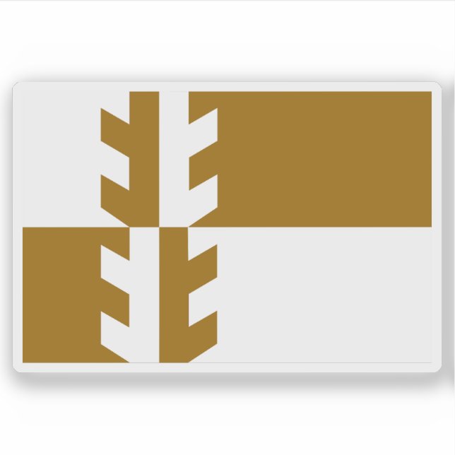 Flag of Damaraland, the Republic of South Africa Sticker (Front)