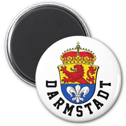 Flag of Darmstadt Germany Magnet