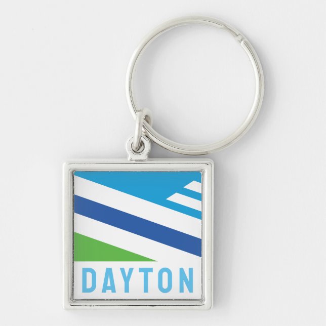 Flag of Dayton, Ohio (2021) Keychain (Front)